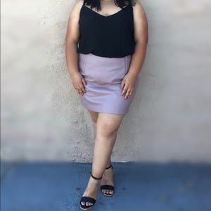 Forever 21 leather skirt